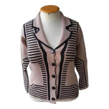 Imagem de Cardigan Blusa De Frio Plus Size Mousse Premium Super Grossa-Feminino