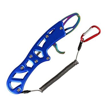 Imagem de DKEKE Ferramenta de aderência de lábio de pesca para pesca para braçadeira de controle de peixe suporte de equipamento clipe antiderrapante corda alicate de garra de lábio equipamento DKEKE (Cor: C