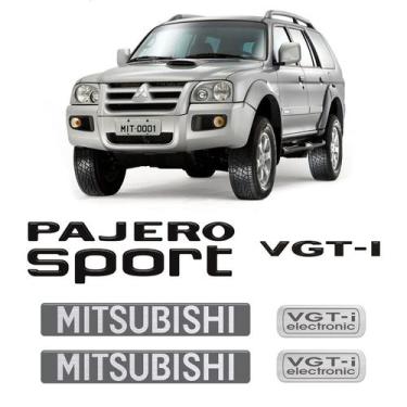 Imagem de Kit Adesivos Pajero Sport Vgt-i 2009 Mitsubishi Resinados - SPORTINOX,