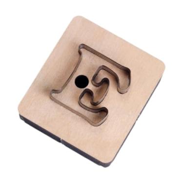 Imagem de shamjina Estêncil de Corte em Formato de Letras para Criar Pingentes Personalizados, E