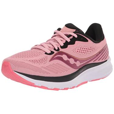 Imagem de Saucony Tênis de corrida feminino Ride 14, Água de rosa/perfurador, 5.5