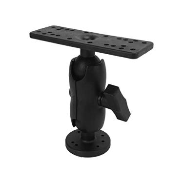 Imagem de Caiaque Finder Finder Mount Marine Electronic Fishfinder GPS Placa Girando apoiador de 360 ​​graus Montagem de bola giratória Posição ajustável para barcos de pesca de caiaques