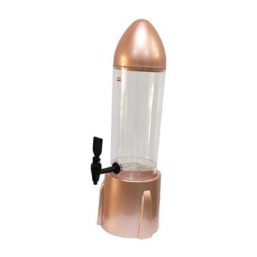 Imagem de Bothyi Dispensador de cerveja dispensador de bebida 3l barril bebetop bebe dispensador de cerveja torre para reuniões de festa de cozinha de, Rosa Ouro