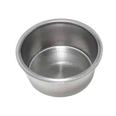 Imagem de Cesta de filtro de café em aço inoxidável malha fina duplo sabor delicioso material de limpeza fácil material de grau alimentar compatível com modelos bes880 bes810bs bes500 (51mm)
