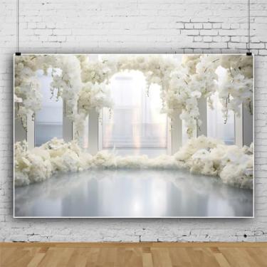Imagem de ZARROUEA Guirlanda verde com arco de 1,8 m x 1,8 m, pano de fundo, jardim, para fotografia de casamento, casamento, casamento, casamento, casamento, casamento, festa, retrato, mesa, estúdio, estande