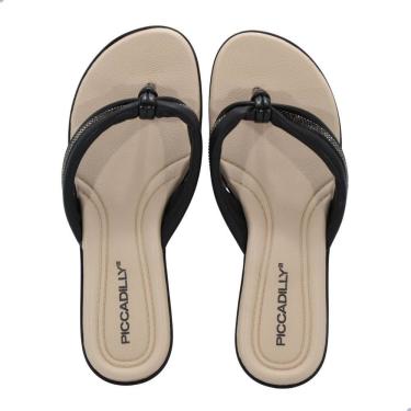 Imagem de Tamanco Feminino Piccadilly Clás Napa Stretch Soft Preto
