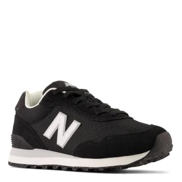 Imagem de New Balance Tênis feminino 515 V3, Preto/branco/cinza alumínio, 7.5