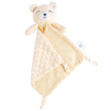 Imagem de Naninha Com Textura Tamanho Único Unissex Pimpolho - Urso/Bege