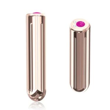 Imagem de Cápsula Vibratória Recarregável Bullet Vibe 9 Modos De Vibração Prazer Intenso Orgasmos Versáteis [DOURADO]