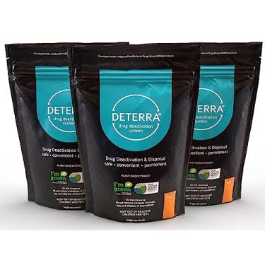 Imagem de Deterra MP (pacote com 3) – Sistema de desativação e eliminação de drogas (bolsa média)