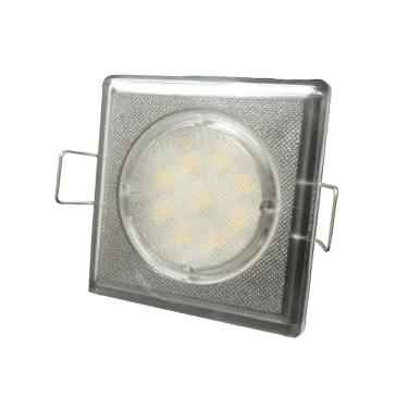 Imagem de Dicroled Slim Quadrada 3000K 12V 2,4W 120Graus 261Lm Ip64