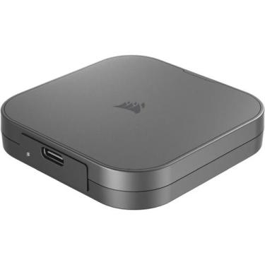 Imagem de HD Externo Portatil Corsair 4TB USB-C 4.0 CSSD-EX400U4TB, cinza