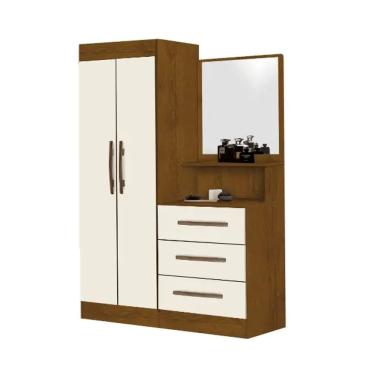 Imagem de Roupeiro Cômoda Onix Moveis Primus Cor Pérola