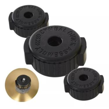 Imagem de Kit 3 Trava Pratos Borboleta Prendedor Bateria Estante - Bell