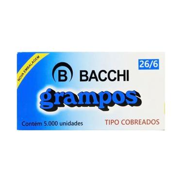 Imagem de Grampo 26/6 - C/ 5.000 Unidades Cobreado