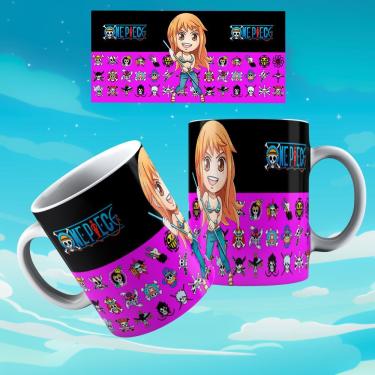 Imagem de Caneca De Porcelana 325ml Animes Decorada One Piece 3
