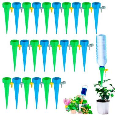 Imagem de Kit Com 24 Gotejador Irrigador Jardim Garrafa Pet Acoplável - Things N
