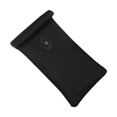 Imagem de Mqetly Bolsa Faraday Bolsa Faraday Bolsa Antifurto Portátil À Prova D'água Bolsa de Proteção de Sinal para Cartão de Identificação Segurança Chaveiro de, Preto