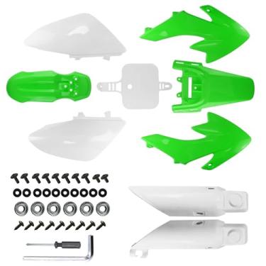 Imagem de PRO BAT Kit De Para-Lamas Plástico Com 7 Peças Crf50, Garfo, Capa Protetora Suspensão, Carenagem Completa Xr50, Compatível Crf 50 Xr Sdg Ssr 107 110 125, Pit Dirt Bike