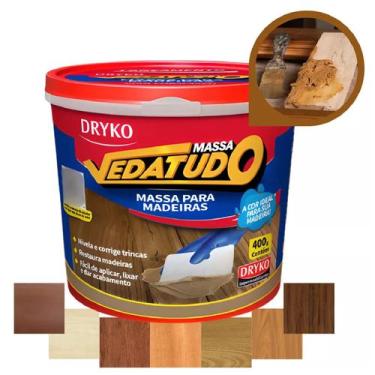 Imagem de Massa Rejunte Correção Madeira/mdf Acabamento F12 - Dryko, Mogno