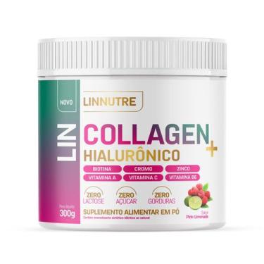 Imagem de Colágeno + Ácido Hialurônico LinCollagen - 300g - LinNutre