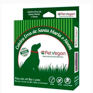 Imagem de Coleira Repelente Antipulgas Pet Vegan P/Cães E Gatos