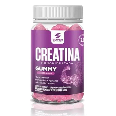 Imagem de Creatina Monohidratada 3g Super Gummy Sabor Amorah - 60un