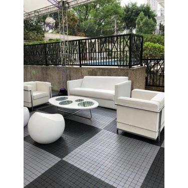 Imagem de Kit Jogo 1 Sofá Lc 3 Lug + 2 Poltronas Lc Le Corbusier - RF Mobiliário