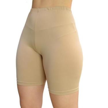 Imagem de Short Anágua Bermuda Segunda Pele Plus Size Usar Por Baixo Vestido/Sai