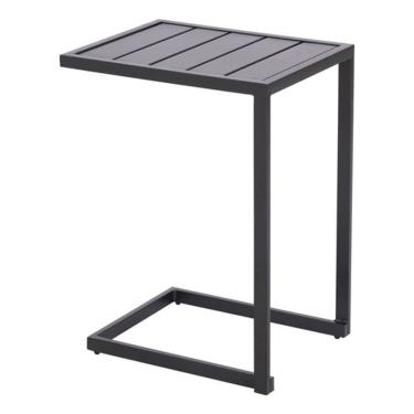 Imagem de Mesa Lateral Em Metal 65x48x38cm Quarto Sala - Home Deluxe