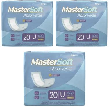 Imagem de Kit 3 Pacotes Absorvente Geriátrico Dry Economics Unissex 60 Unidades