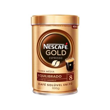 Imagem de Café Solúvel Nescafé Gold Espresso Intensidade 8 - Lata 100g, 100g