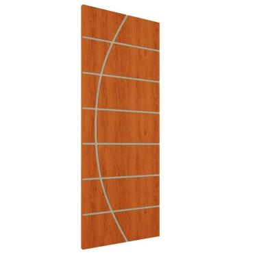 Imagem de Porta De Madeira Frisada U.v 210cm X 80cm - R20c Mogno