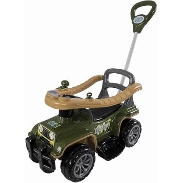 Imagem de Carrinho de Passeio Andador infantil Com Chassis Jip Jip (Verde Militar)