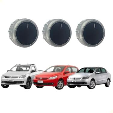 Imagem de Botão para Painel de carro Gol, Voyage, Saveiro G5 2008-2012, ABS Qualidade