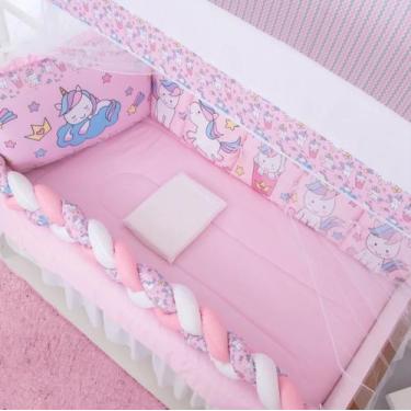 Imagem de Kit Berço Completo 13 Peças Estampas Modernas Bebê - Laika Enxovais, U