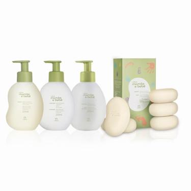 Imagem de Kit Mamãe e Bebê Shampoo, Condicionador, Sabonete em Barra e Hidratante (4 itens)