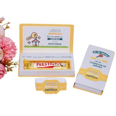 Imagem de Lembrancinha Corretor De Imóveis Caixinha Para Prestígio - Para Colar 15 unidades