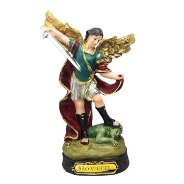 Imagem de Imagem São Miguel Arcanjo Guerreiro 15cm Resina Importada