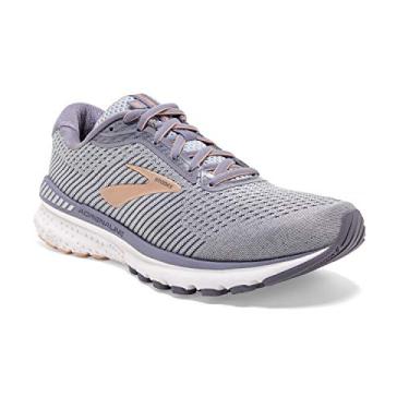 Imagem de Brooks Adrenalina GTS 20, Cinza/pêssego pálido/branco, 5