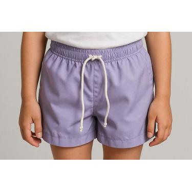 Imagem de Shorts Feminino Infantil Juvenil - Ox Silver, Lilás, 14