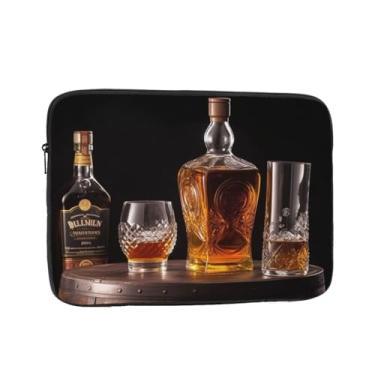 Imagem de Whisky Beer Pictures Capa para laptop de 10 polegadas bolsa de transporte para computador à prova de choque capa protetora para notebook bolsa portátil para laptop bolsa à prova d'água para homens e