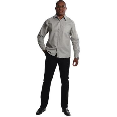 Imagem de Calça Masculina Social Casual Uniforme Gabardine Preta - Fardas Unifor