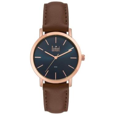 Imagem de Relógio Dumont Masculino Traveller Rosé - DU2035MOU/5A