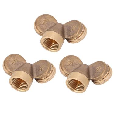 Imagem de Yctze 3PCs Irrigladores de Irrigação de Jardim de Cobre G1/2 DN15 Bico de Pulverizador de Névoa para Rega e Resfriamento Eficiente