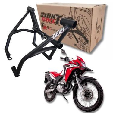 Imagem de Protetor Motor Carenagem Stunt Race Honda Xre300 Xre 300 preto fosco
