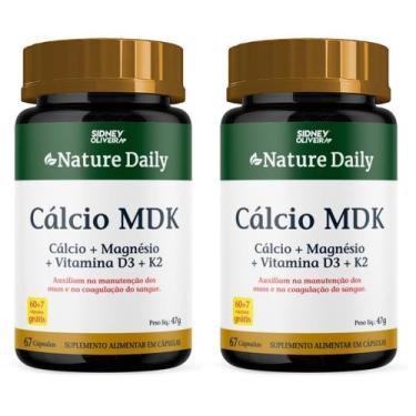 Imagem de Cálcio MDK Cálcio + Magnésio + Zinco + Vitamina D3 + Vitamina K2 60 ca