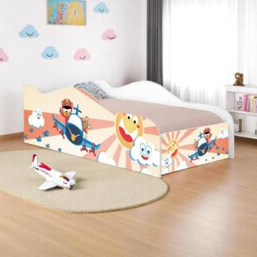 Imagem de Mini Cama Fun Patrulha Ursinhos Infantil Com Colchão - CASA H