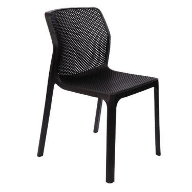 Imagem de Cadeira Laryssa Polipropileno Mesa Jantar Cozinha Varanda Jardim Pisci