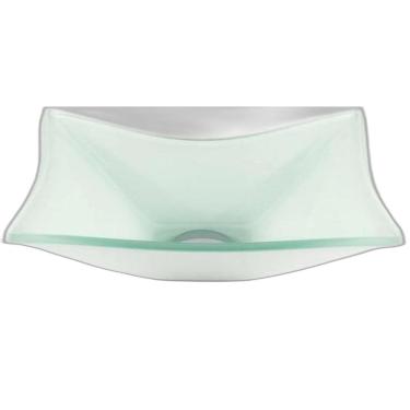 Imagem de Cuba De Vidro Retangular 39Cm Branca